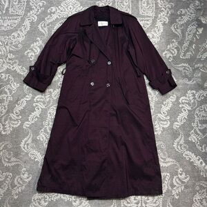 Jones New York Women's Purple Trench Coat